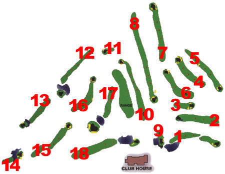 Modderfontein Golf Course Layout